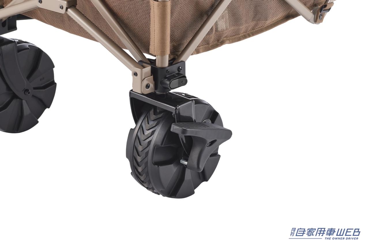 |コールマンのアウトドアワゴンが超進化!タイヤが外れて車にそのまま積める!キャンプがもっと快適に。