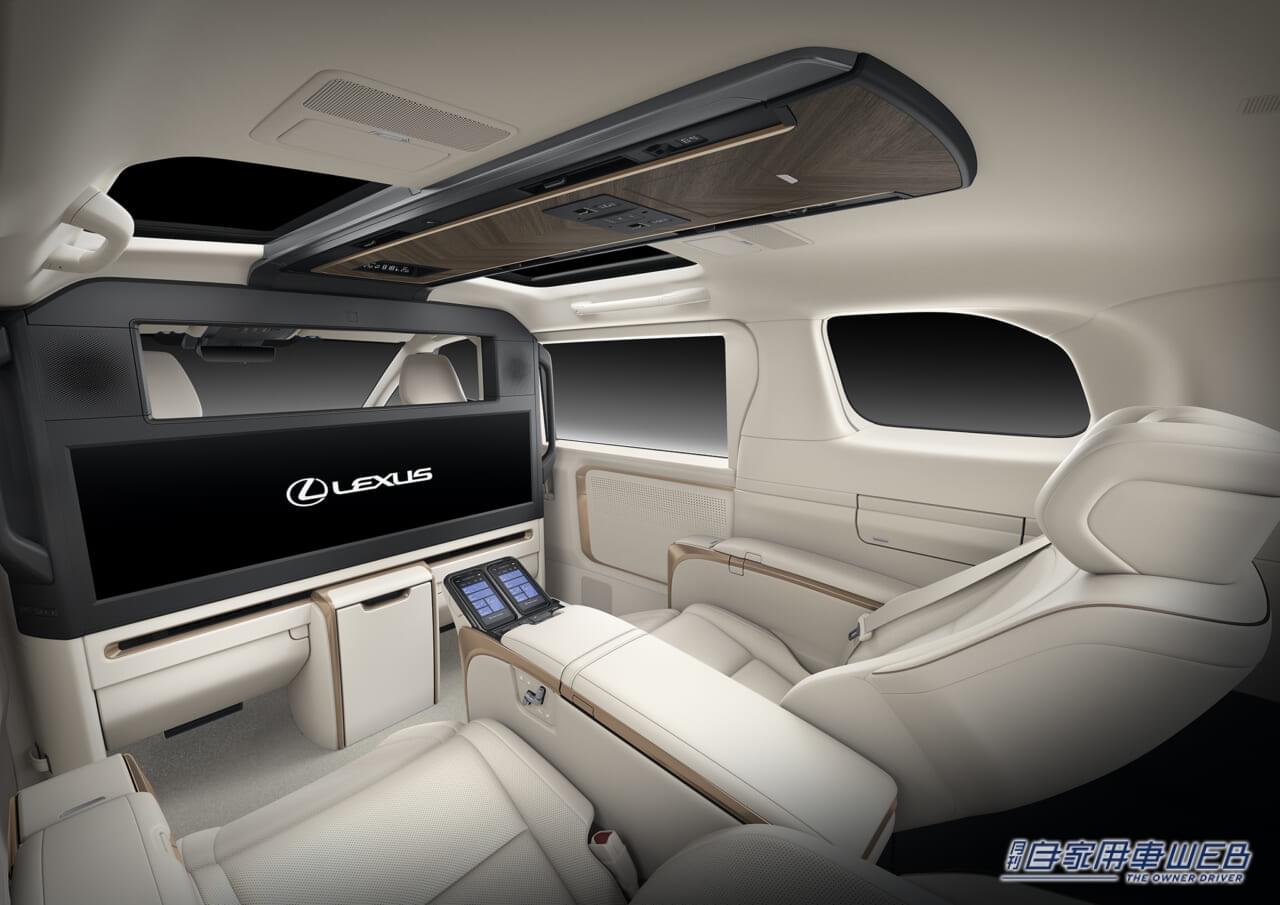 |頂点ミニバン爆誕!! アルファードの上を行くレクサス「LM」2023年秋頃に4人乗り仕様から日本でも順次発売へ!!