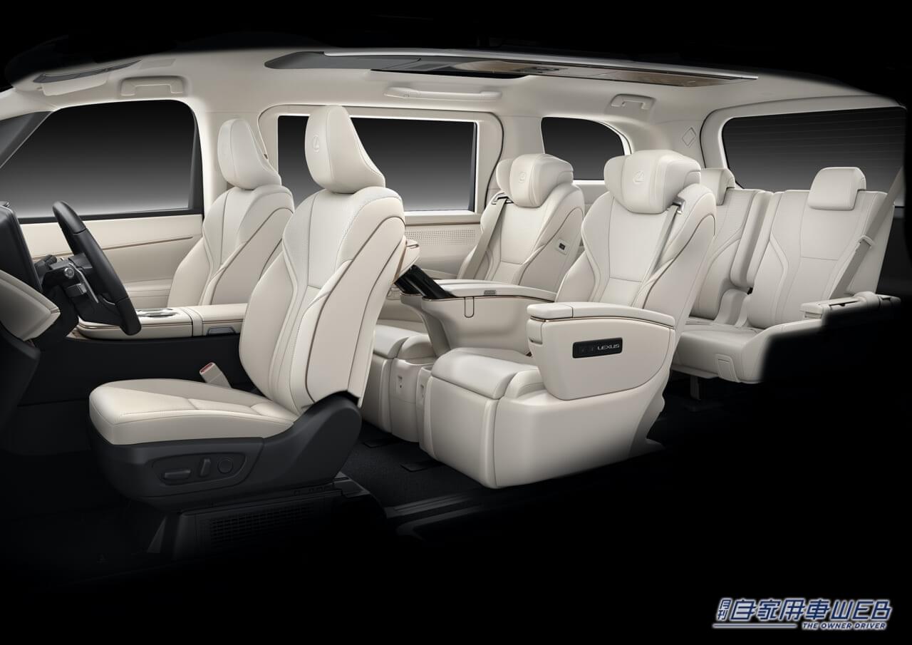 |リビングのようにくつろげる世界観を追求した頂点ミニバン、レクサス新型「LM」