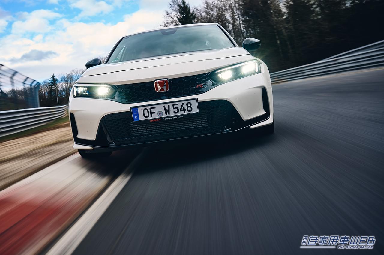 |先代モデルを凌駕する走り!「CIVIC TYPE R」がニュルブルクリンクでFFモデルの最速ラップタイムをマーク