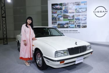 女優 伊藤かずえさんのシーマが見れる!AUTOMOBILE COUNCIL 2023、日産ブースがアツイ!