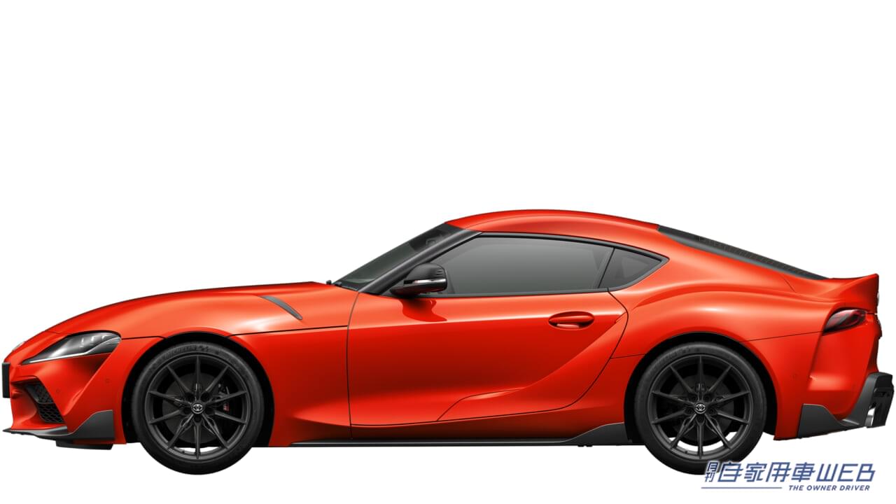 |RZグレードのオートマチックトランスミッション車をベース! スープラ特別仕様車「Plasma Orange 100 Edition」を発売