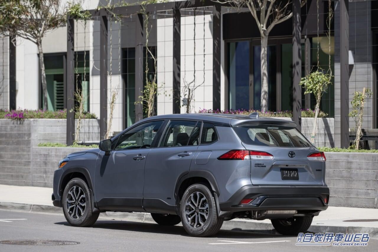 |北米向けトヨタ「カローラクロスハイブリッド」が新システムを搭載して2023年夏デビュー