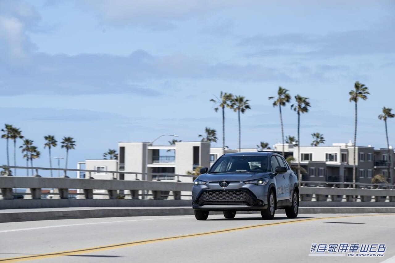 |北米向けトヨタ「カローラクロスハイブリッド」が新システムを搭載して2023年夏デビュー