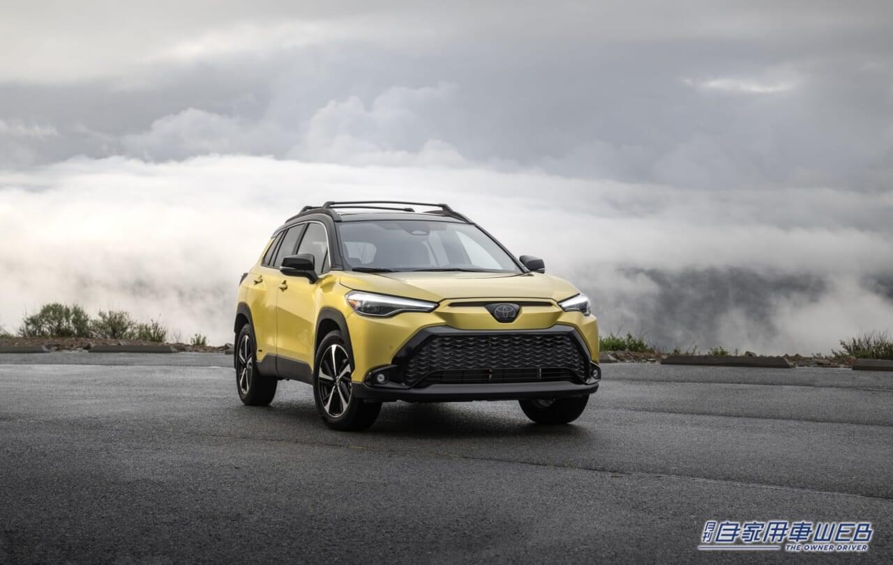 |北米向けトヨタ「カローラクロスハイブリッド」が新システムを搭載して2023年夏デビュー