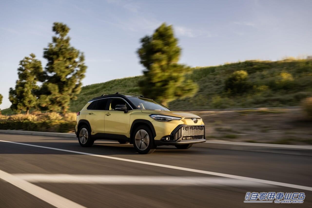 |北米向けトヨタ「カローラクロスハイブリッド」が新システムを搭載して2023年夏デビュー