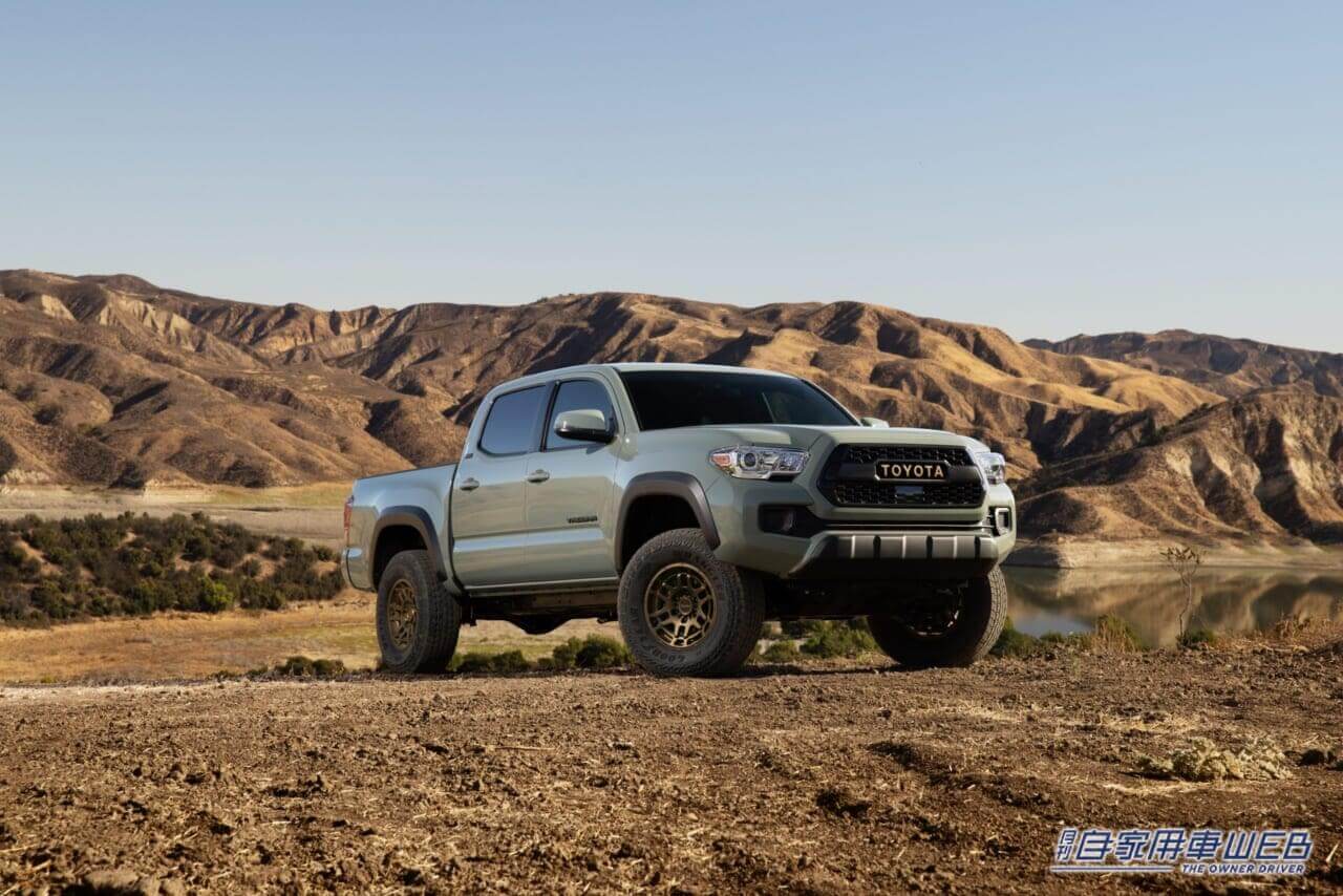 |日本未導入のミッドサイズピックアップトラック、トヨタ「タコマ」次世代モデルが437馬力のハイブリッド搭載で登場へ!