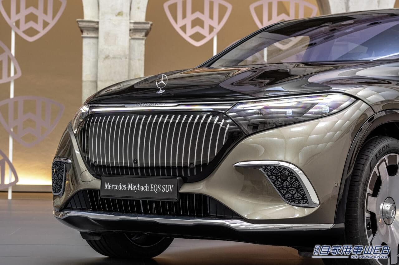 |メルセデス・マイバッハブランド初のオール電動モデル「EQS 680 SUV」。最高出力484kW、航続距離は最大600㎞