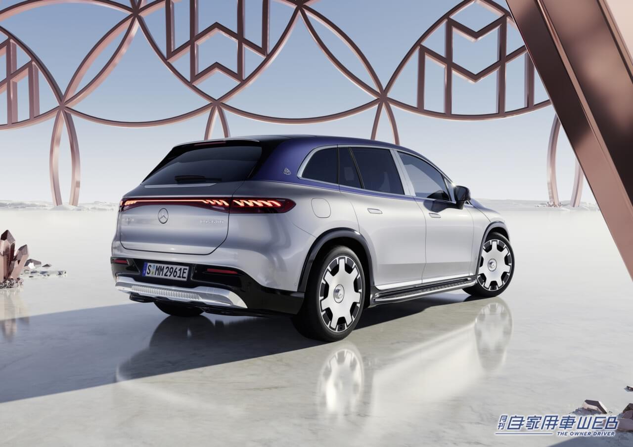 |メルセデス・マイバッハブランド初のオール電動モデル「EQS 680 SUV」。最高出力484kW、航続距離は最大600㎞