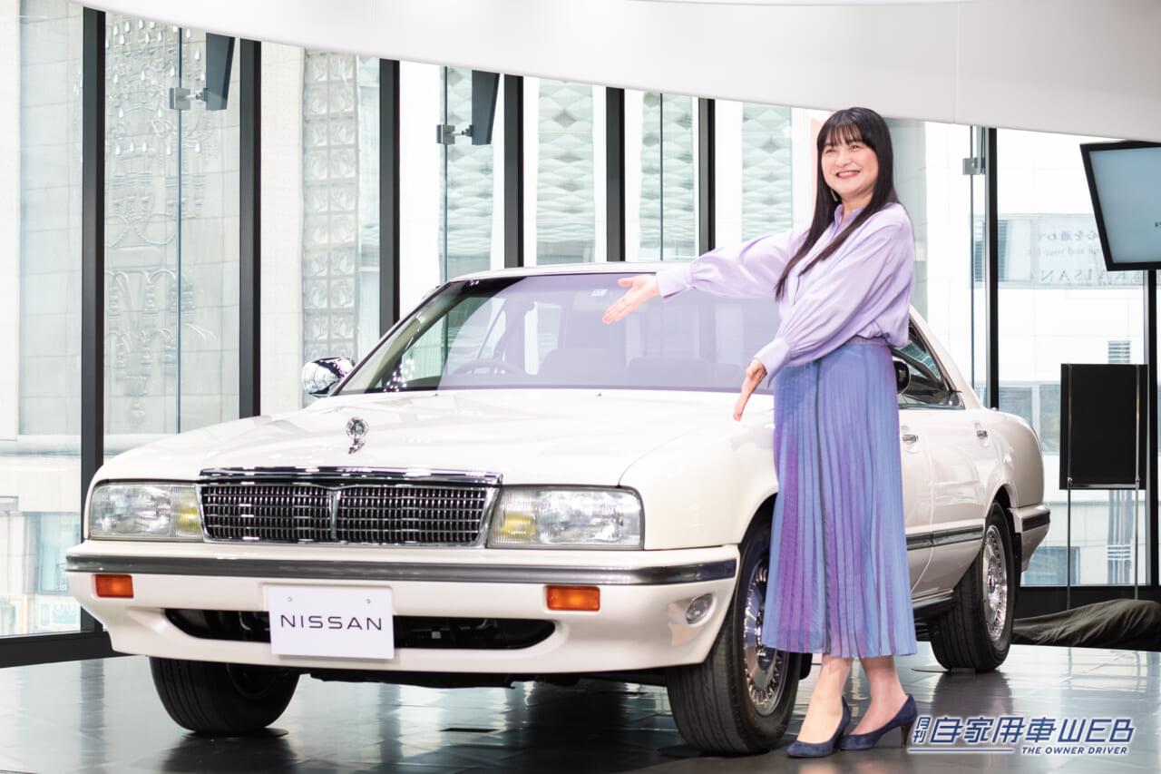 |NISSANブースには伊藤かずえさんのシーマも展示!AUTOMOBILE COUNCIL 2023