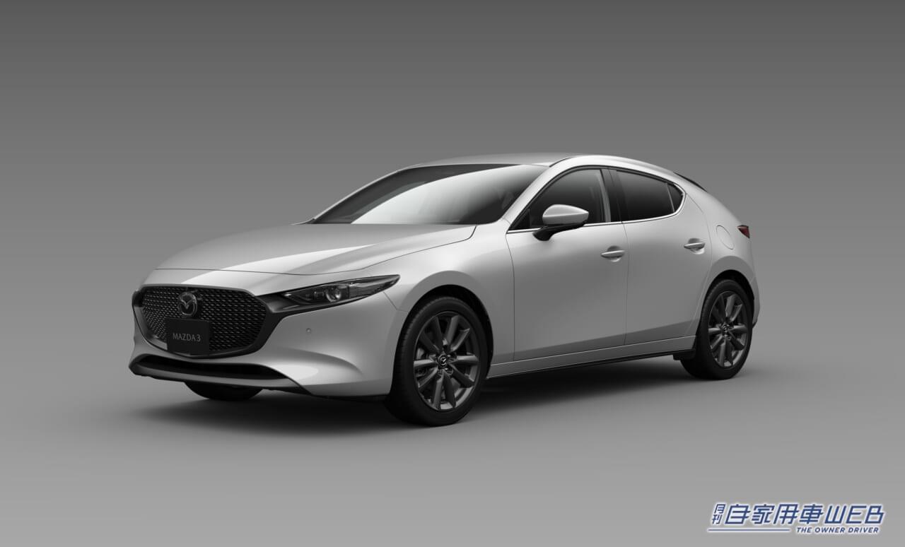 |「MAZDA3」が改良!安全性の向上に加えて、ワイヤレス充電装備も!