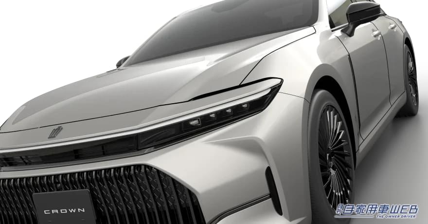 |トヨタ新型「クラウンセダン」は後輪駆動(FR)と判明! ハイブリッドと燃料電池自動車の2つのパワートレーン搭載で2023年秋頃発売へ!!