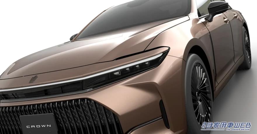 |トヨタ新型「クラウンセダン」は後輪駆動(FR)と判明! ハイブリッドと燃料電池自動車の2つのパワートレーン搭載で2023年秋頃発売へ!!