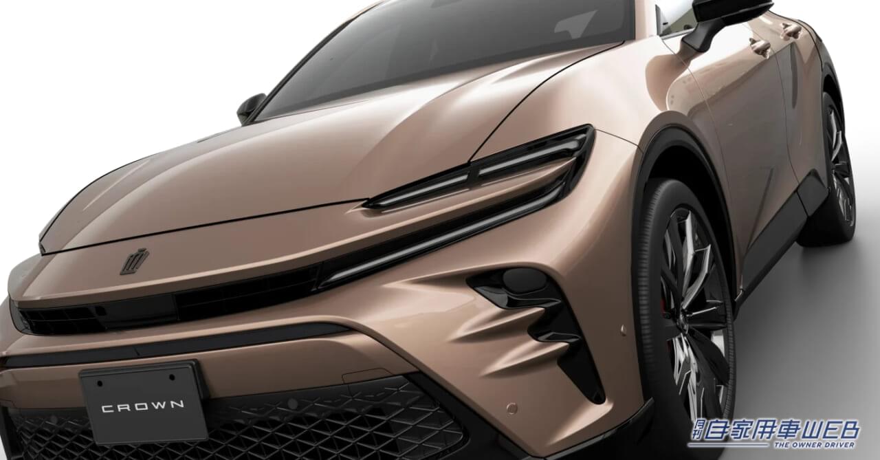 |トヨタ新型「クラウンスポーツ」追加情報。HEVとPHEV搭載で21インチタイヤを採用。ボディカラーは全11色をラインナップ
