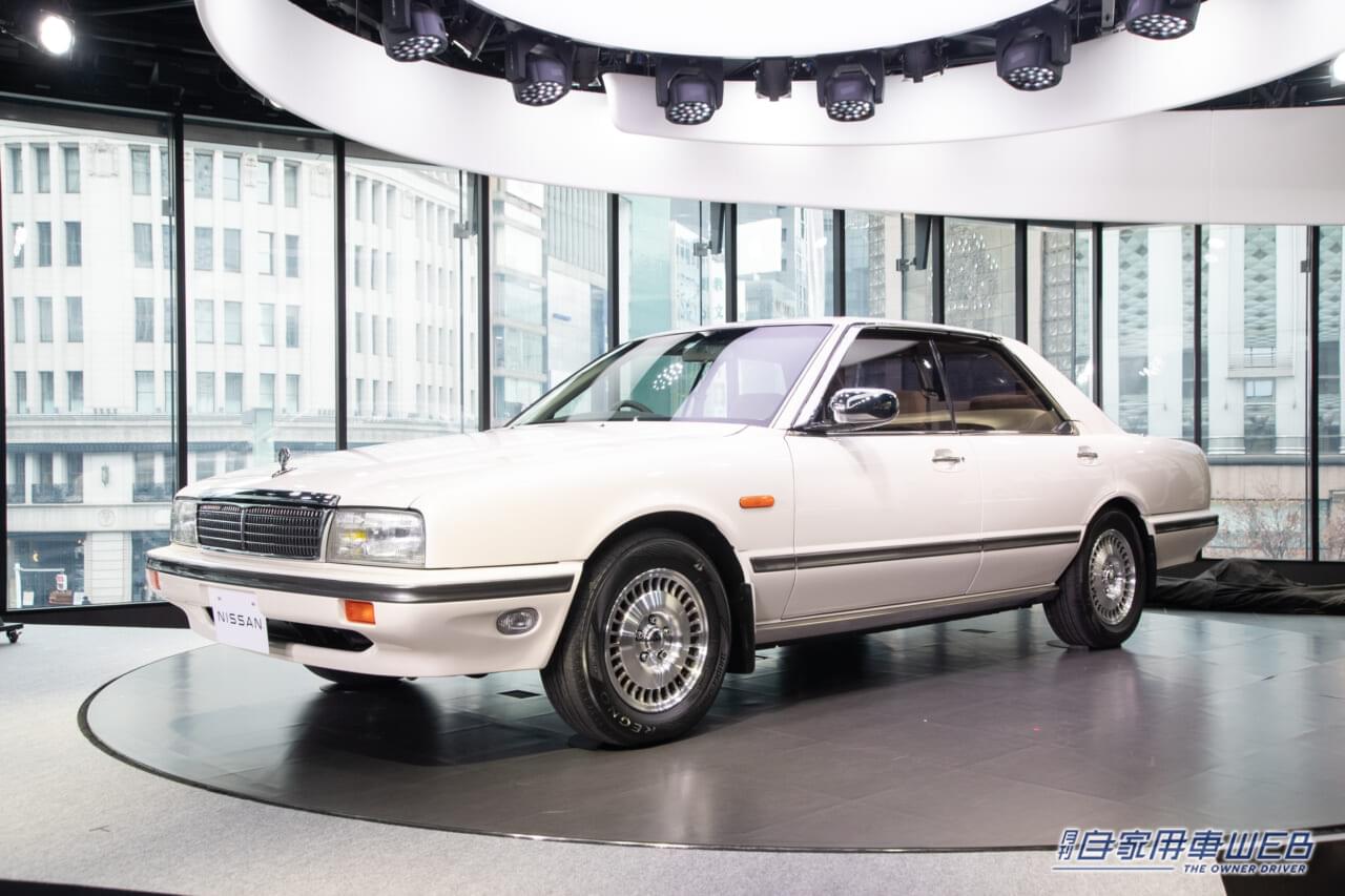 |NISSANブースには伊藤かずえさんのシーマも展示!AUTOMOBILE COUNCIL 2023