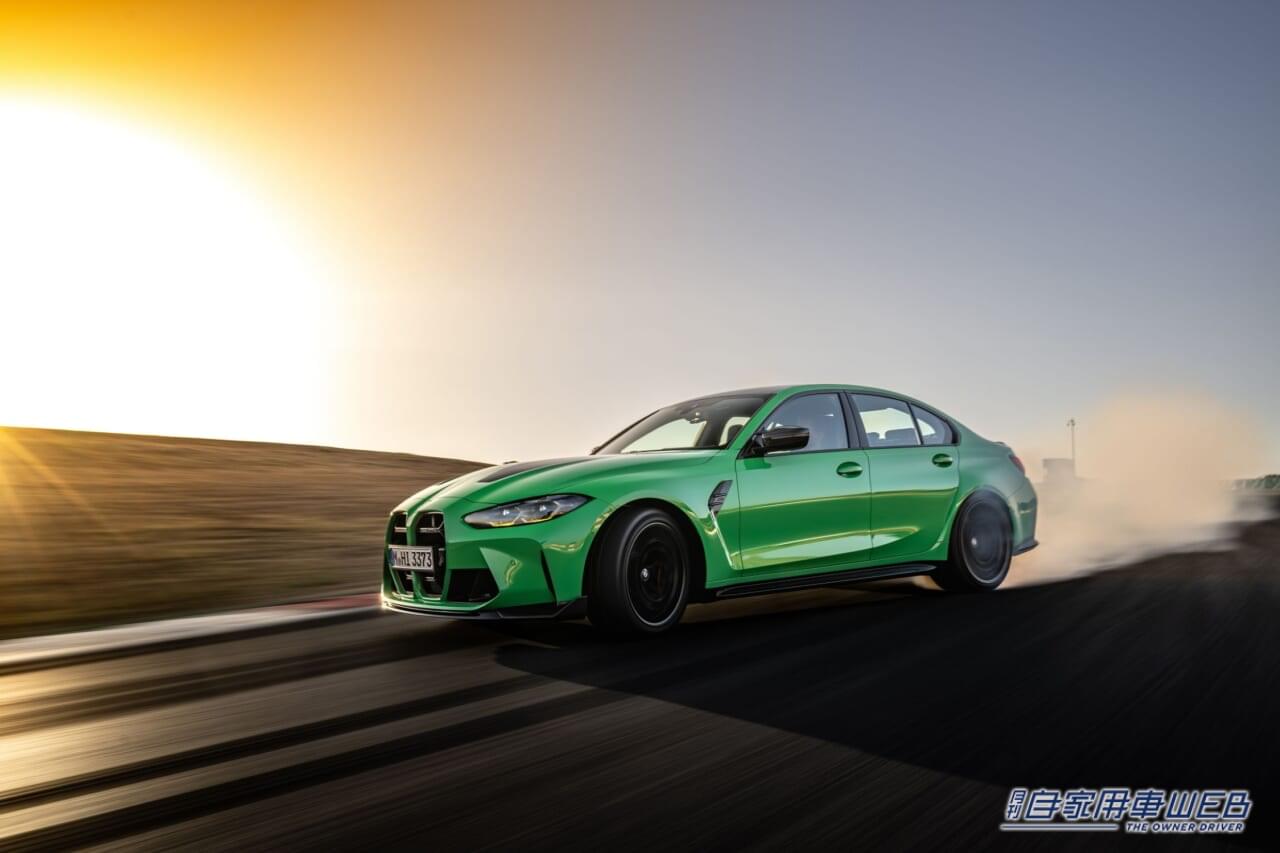 |20kg軽量化&約40馬力の出力向上で0-100km/h加速は3.4秒! 新型ハイパフォーマンスモデル「BMW M3 CS」が30台限定で発売!