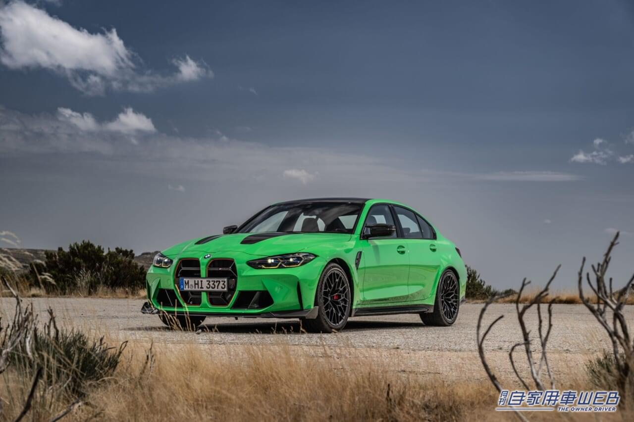 |20kg軽量化&約40馬力の出力向上で0-100km/h加速は3.4秒! 新型ハイパフォーマンスモデル「BMW M3 CS」が30台限定で発売!