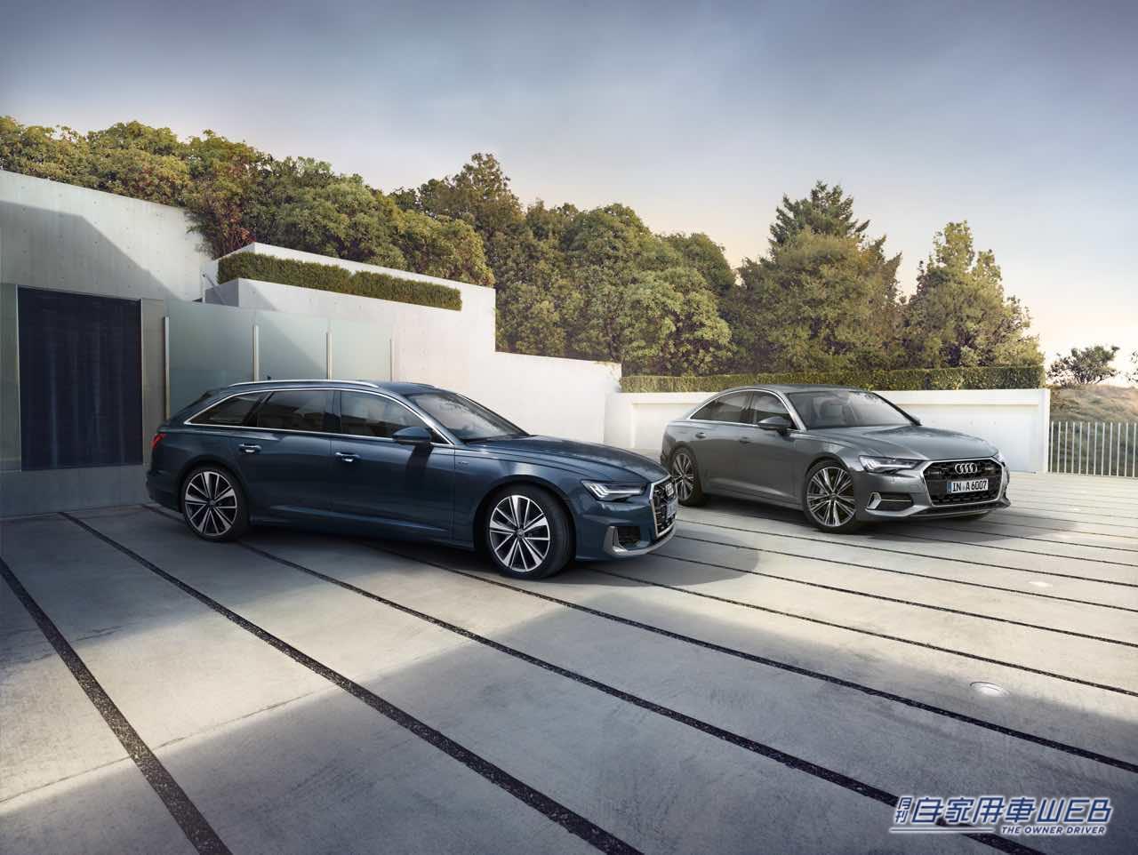 |欧州でアウディA6/A7のアップデートモデルが登場。ラジエーターグリルのデザインを変更