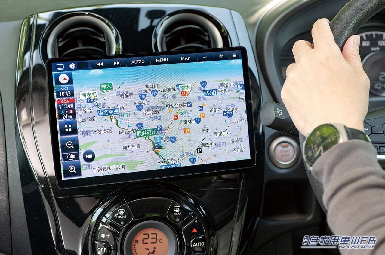 |視認性と信頼性に優れたナビ機能が嬉しい! 視認性の高いディスプレイもポイントのフローティングナビ!【CN-F1X10BGD 長期レポートvol.4】