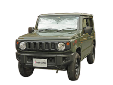 スズキ ジムニー専用のサンシェードが登場! 折り畳み傘タイプで超コンパクト!