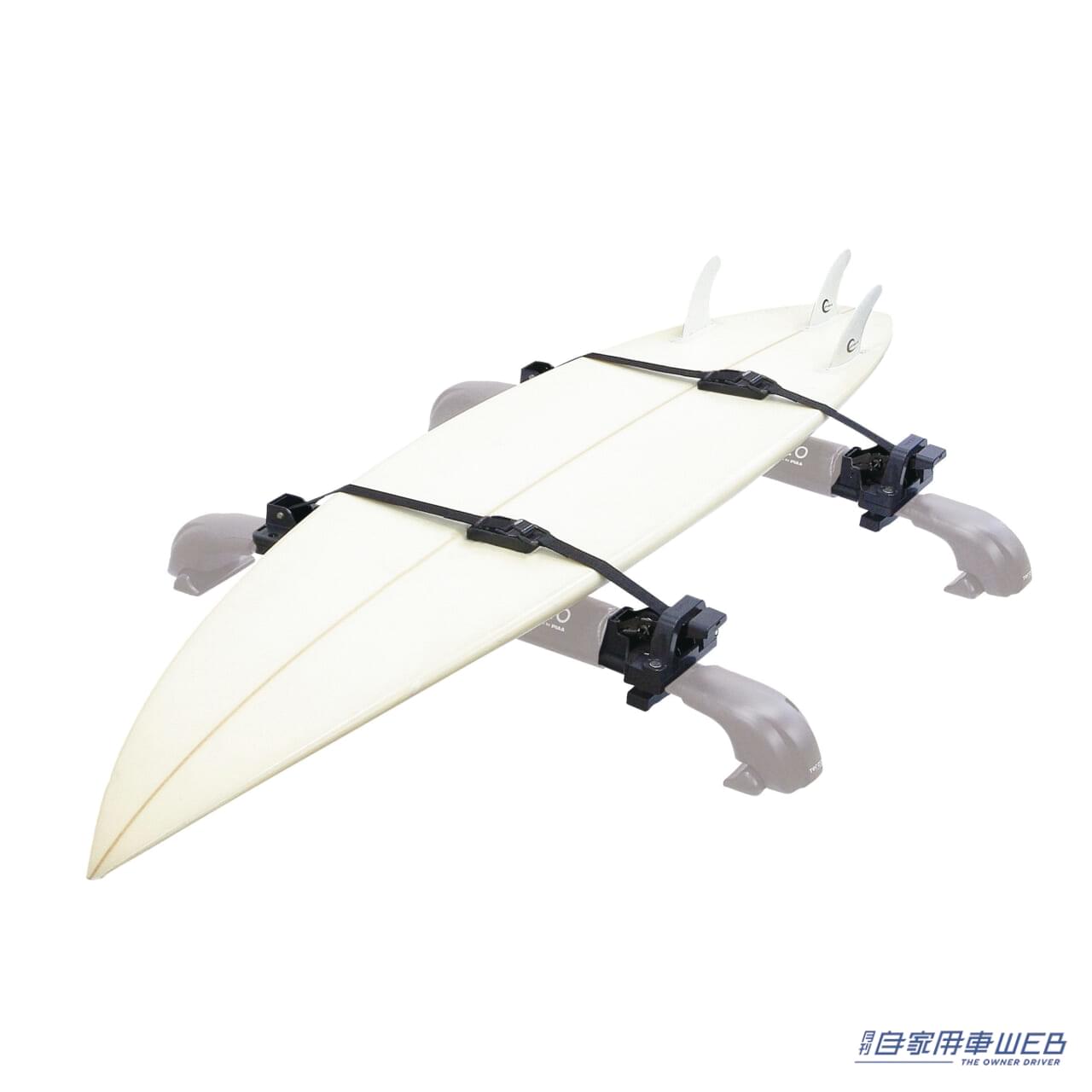 |専用設計だから使いやすい! サーフボード専用キャリア「EM49」は盗難対策もバッチリ