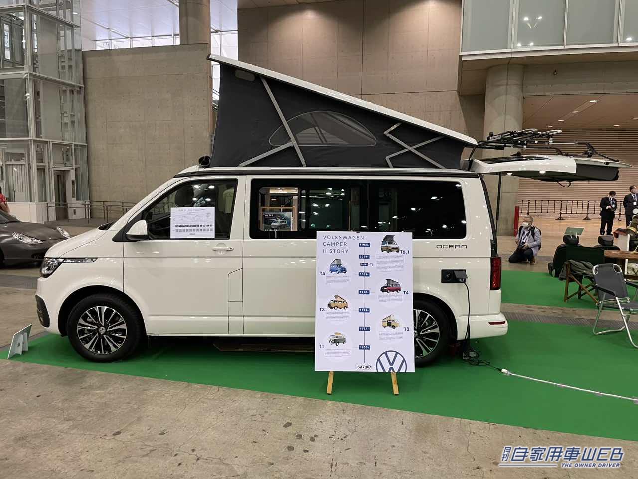 |フォルクスワーゲン トランスポーター(T6.1)のキャンパー! 広々スペースはシンプルで使いやすい