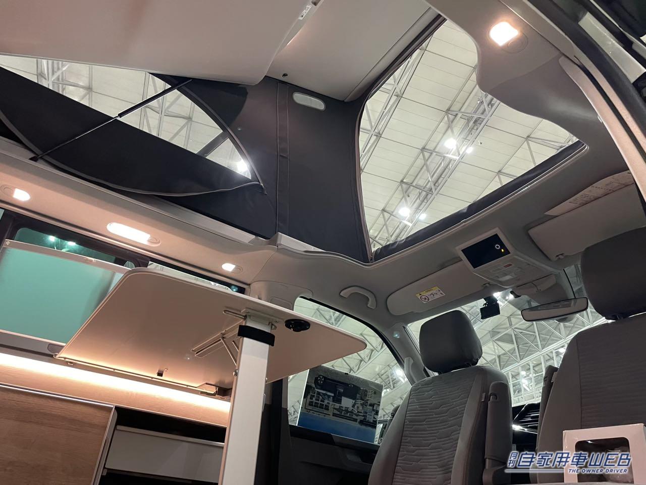 |フォルクスワーゲン トランスポーター(T6.1)のキャンパー! 広々スペースはシンプルで使いやすい