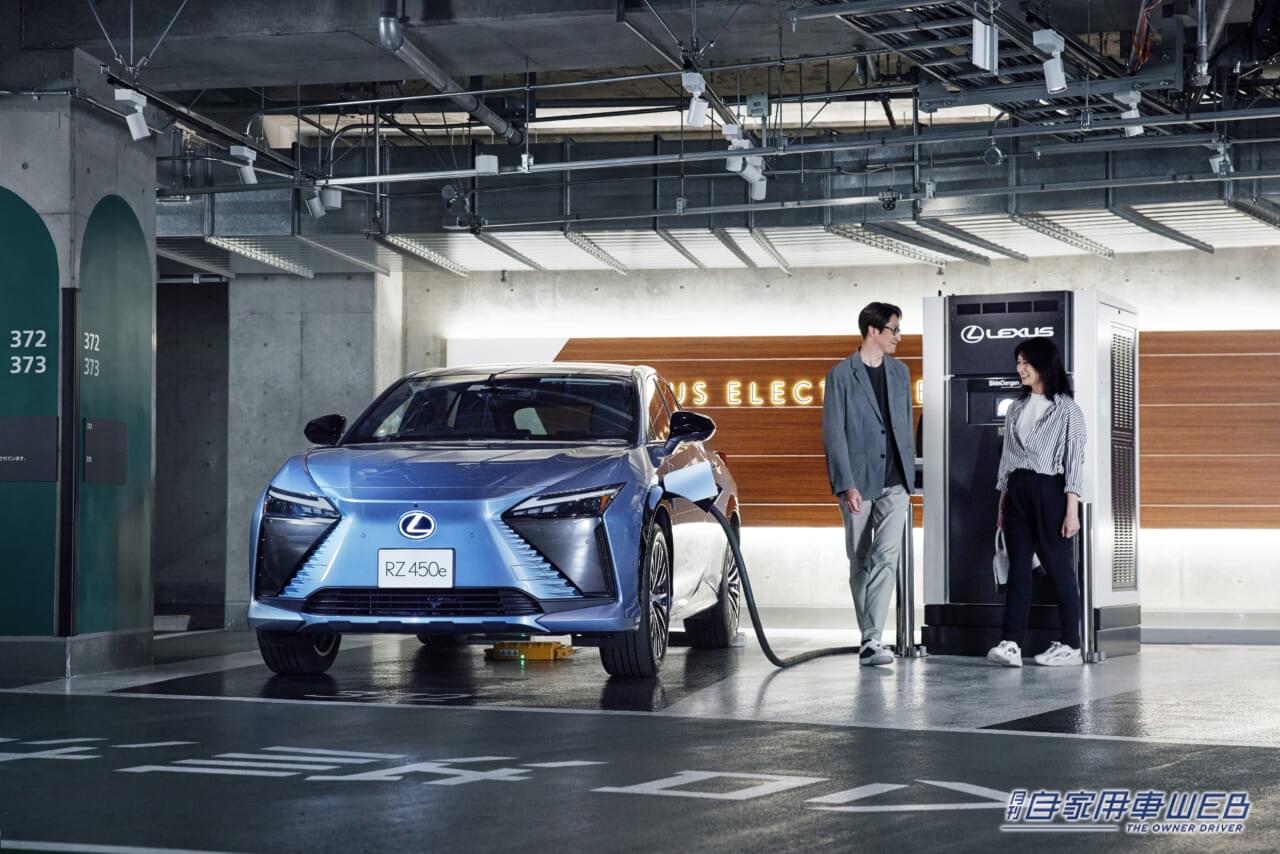 |事前予約も可能!「レクサス充電ステーション」を東京ミッドタウン日比谷に開設