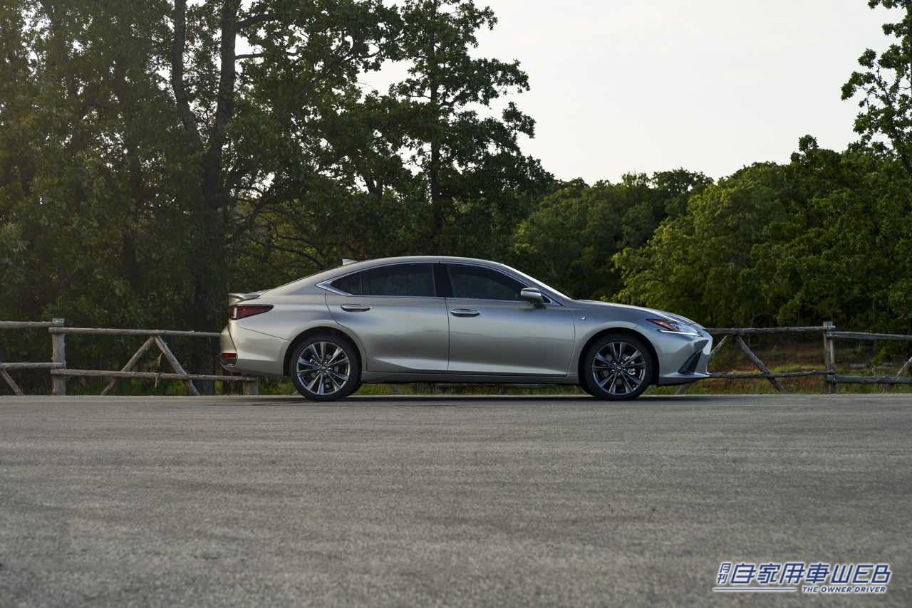 |米国レクサスがトップセラーセダン「ES」のマイナーチェンジモデルを発表。テクノロジーパッケージを新設定