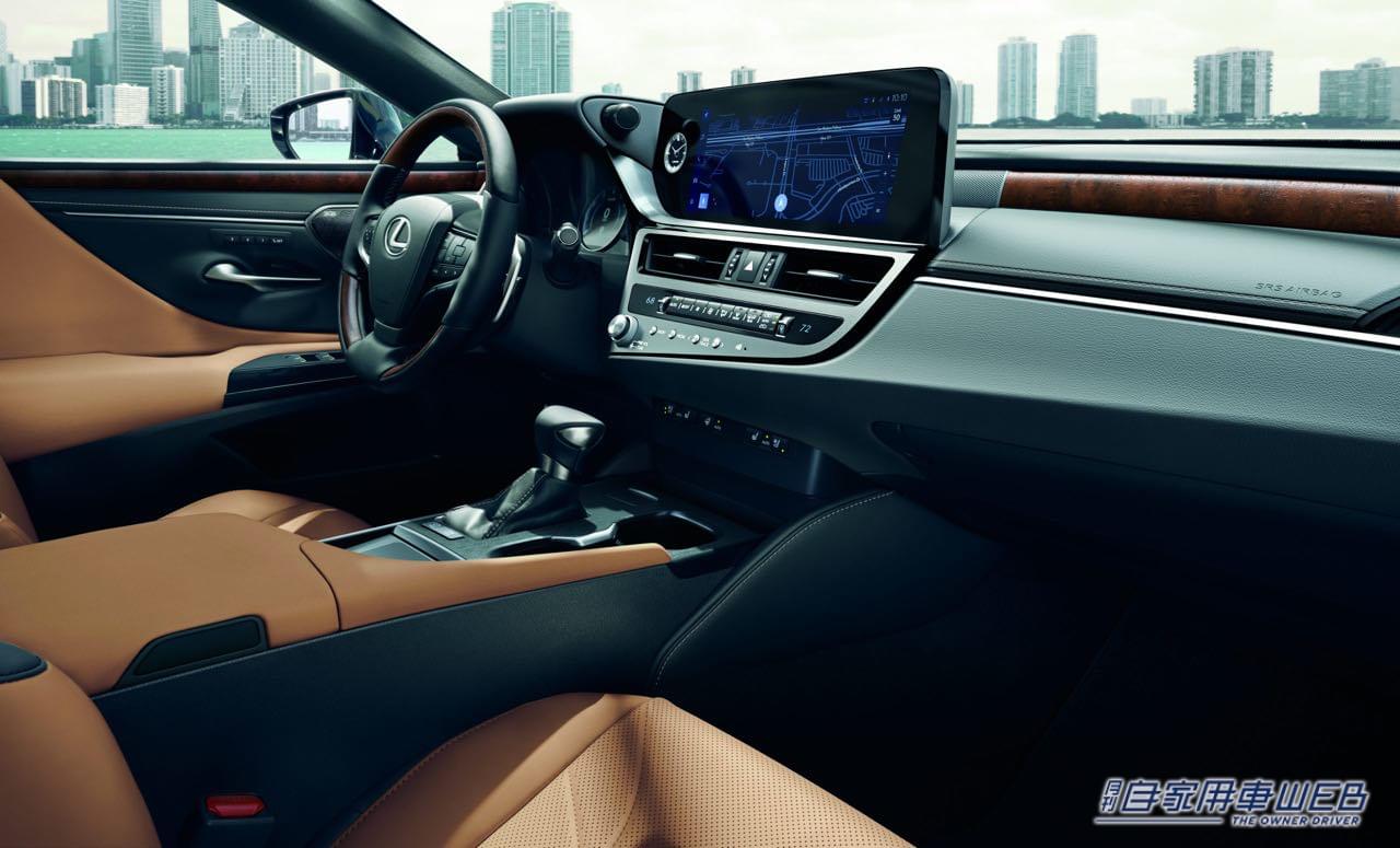 |米国レクサスがトップセラーセダン「ES」のマイナーチェンジモデルを発表。テクノロジーパッケージを新設定