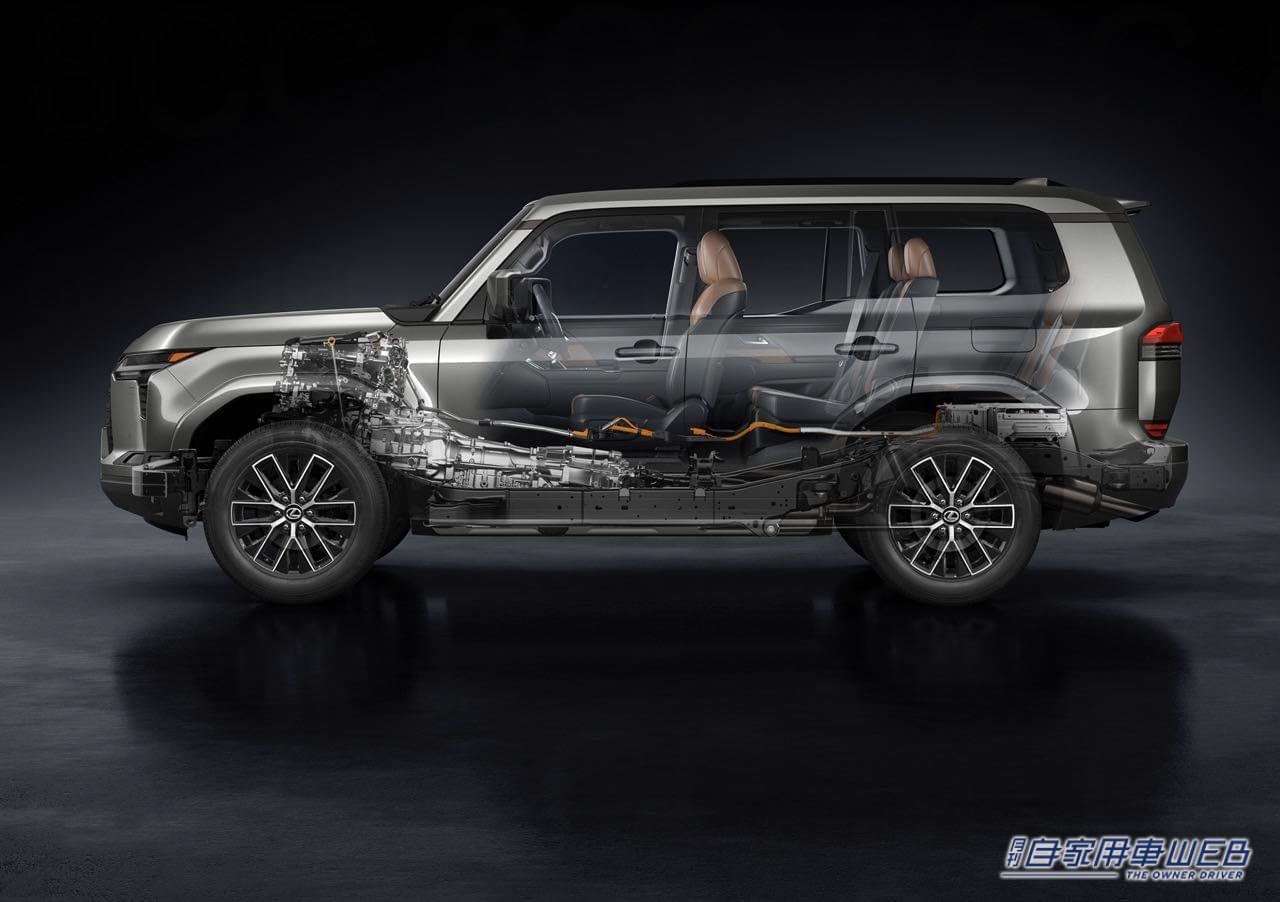 |次期「ランドクルーザープラド」も採用か!? レクサス新型「GX」の鍛え上げられたボディオンフレーム