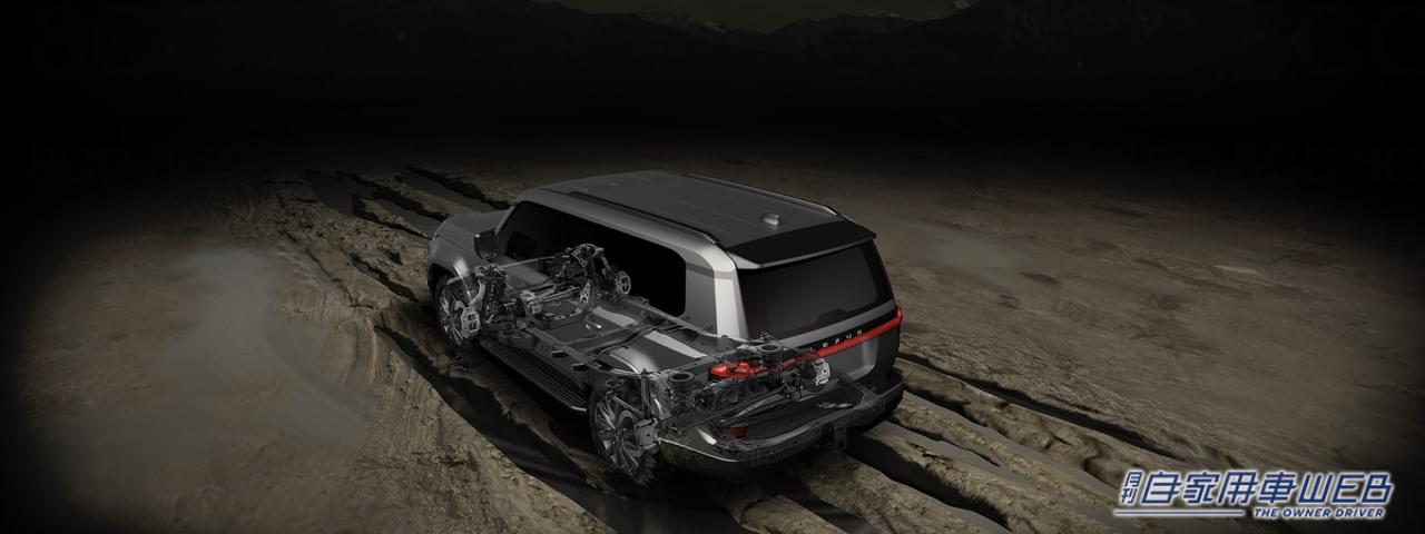 |次期「ランドクルーザープラド」も採用か!? レクサス新型「GX」の鍛え上げられたボディオンフレーム