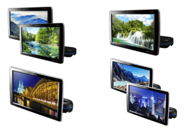 後部座席用にディスプレイを後付け! 好きな映像を楽しめる高画質モニターがパイオニアから登場