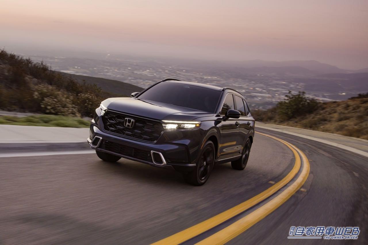|米国ホンダが「CR-V」2024年モデルを発表。グロスブラックな外観のスポーツLを追加