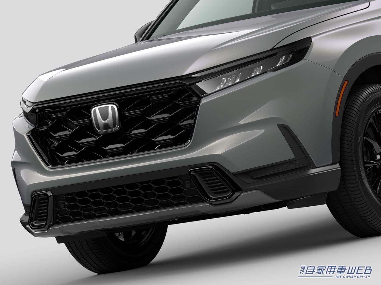 |米国ホンダが「CR-V」2024年モデルを発表。グロスブラックな外観のスポーツLを追加