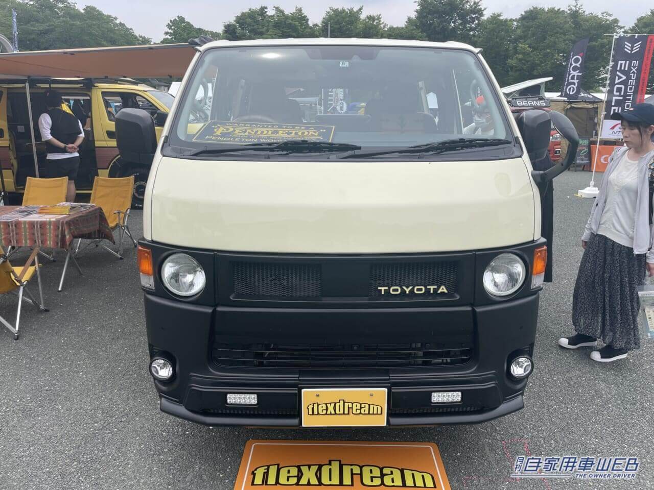 |フルフラットのスペースは250センチにも! ハイエースベースのオシャレ釣りキャンパー