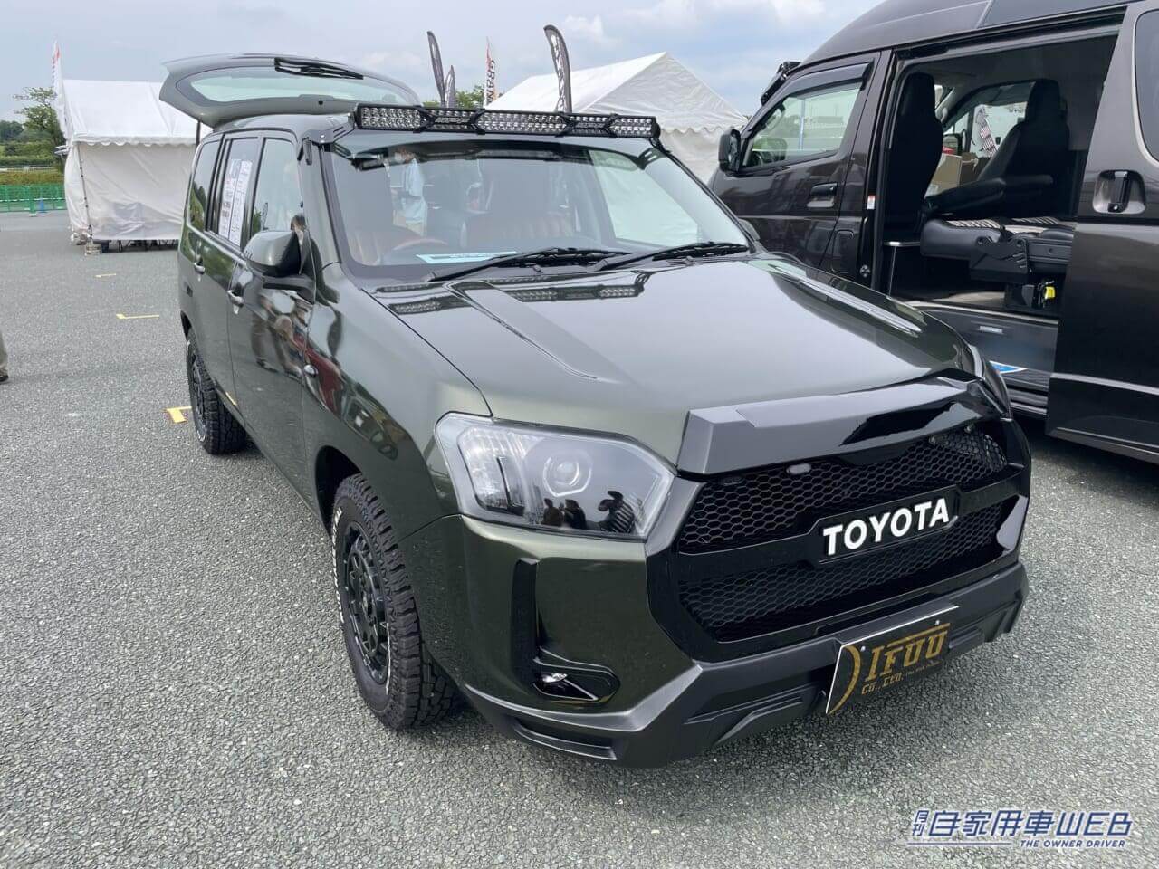 |「本当にプロボックスか?」「もはやSUVじゃん」超カッコいいのは外装だけじゃない。レザー調のインテリアまで魅力のプロボックス