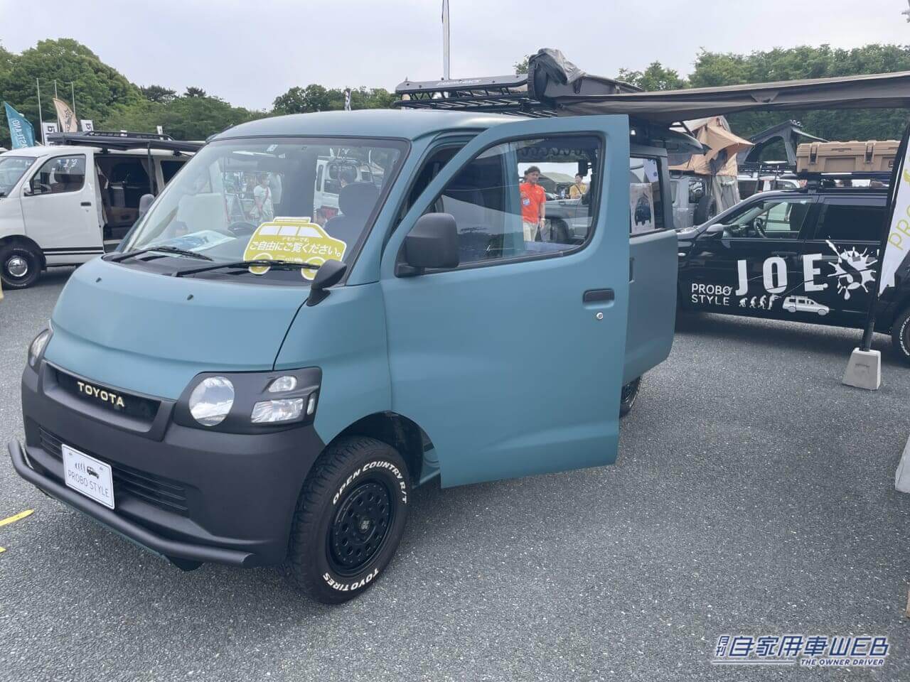 |思わず二度見…「本当に商用車か?」アウトドア仕様で生まれ変わったスクエアボディ。荷物も夢も全部積んで走れ!