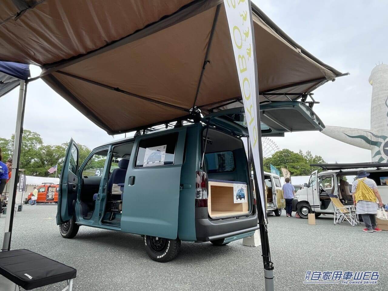 |思わず二度見…「本当に商用車か?」アウトドア仕様で生まれ変わったスクエアボディ。荷物も夢も全部積んで走れ!