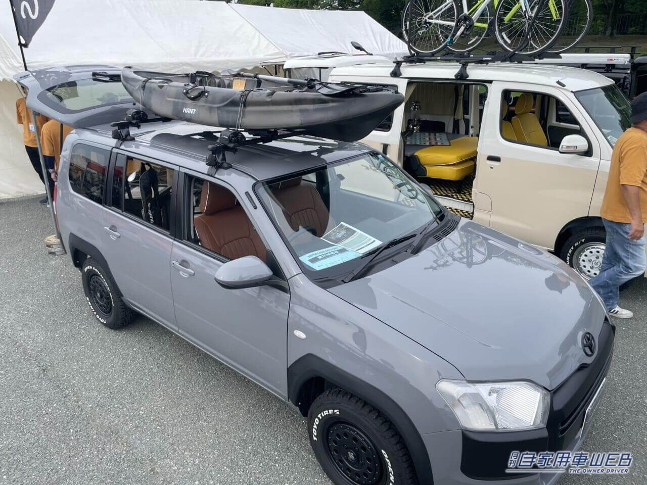 |カヌーを積んだプロボックス! ウォーターアクティビティや釣りにベストなセッティング!