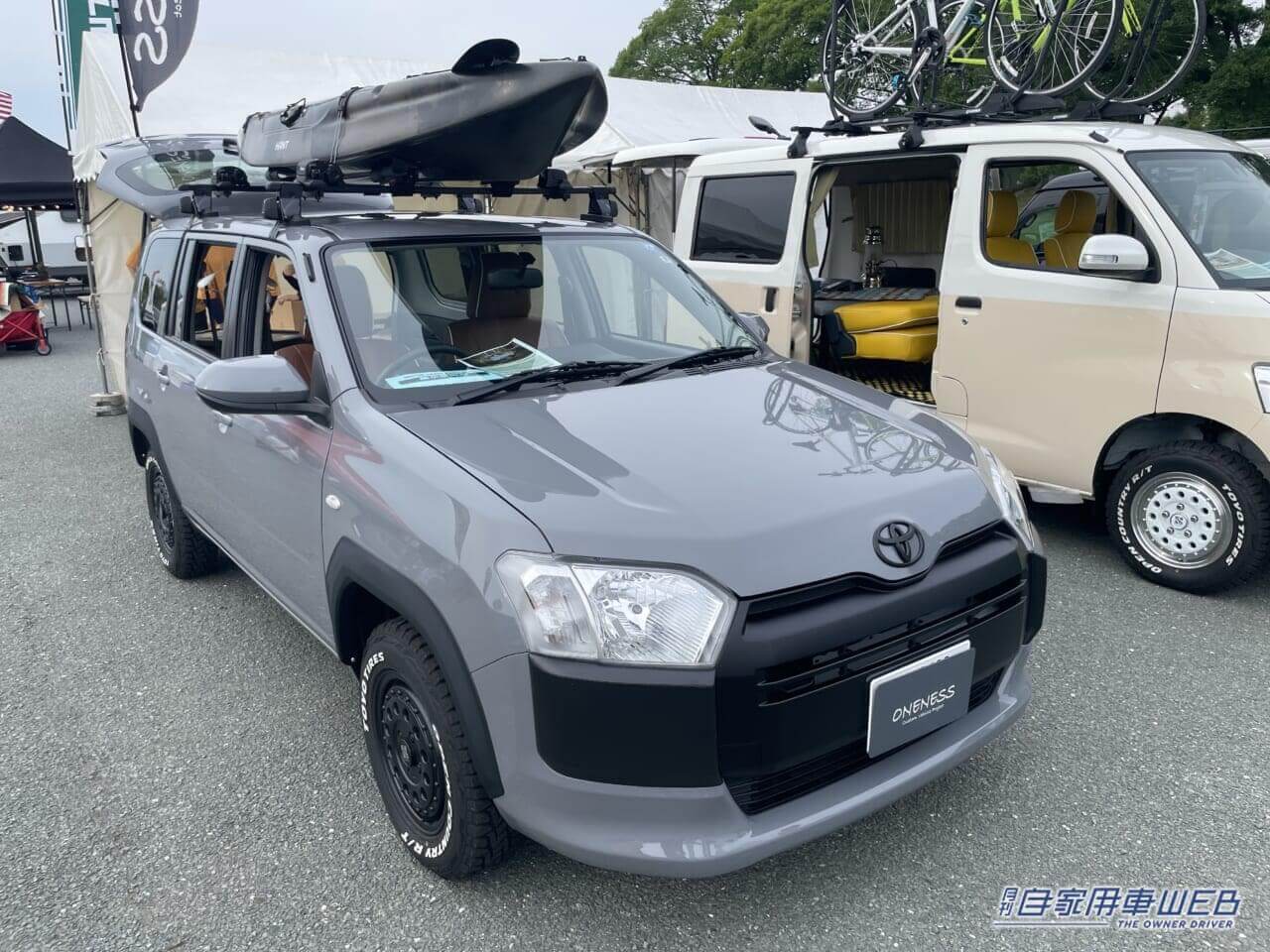 |カヌーを積んだプロボックス! ウォーターアクティビティや釣りにベストなセッティング!