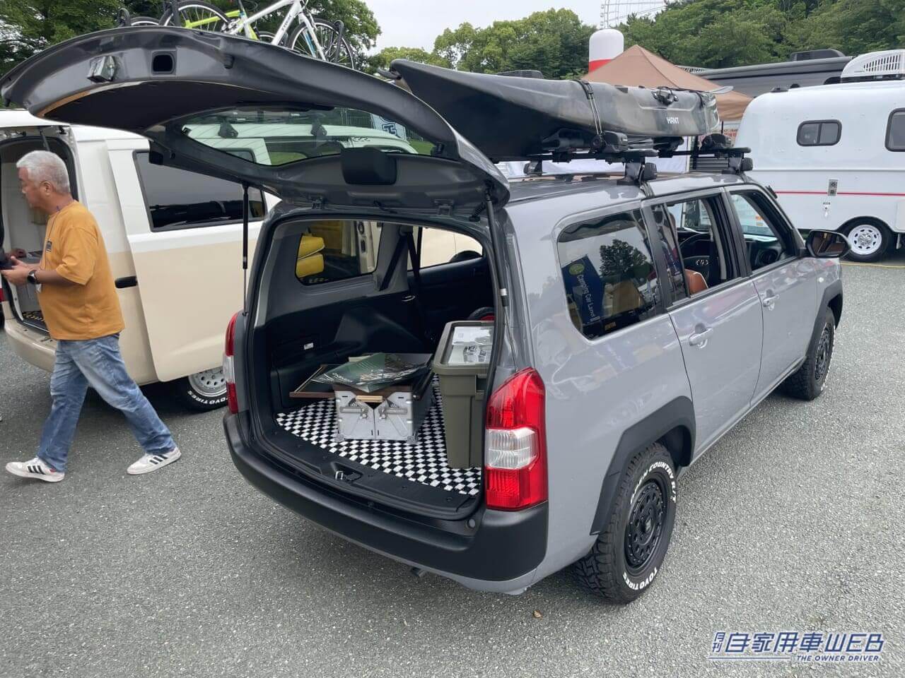 |カヌーを積んだプロボックス! ウォーターアクティビティや釣りにベストなセッティング!