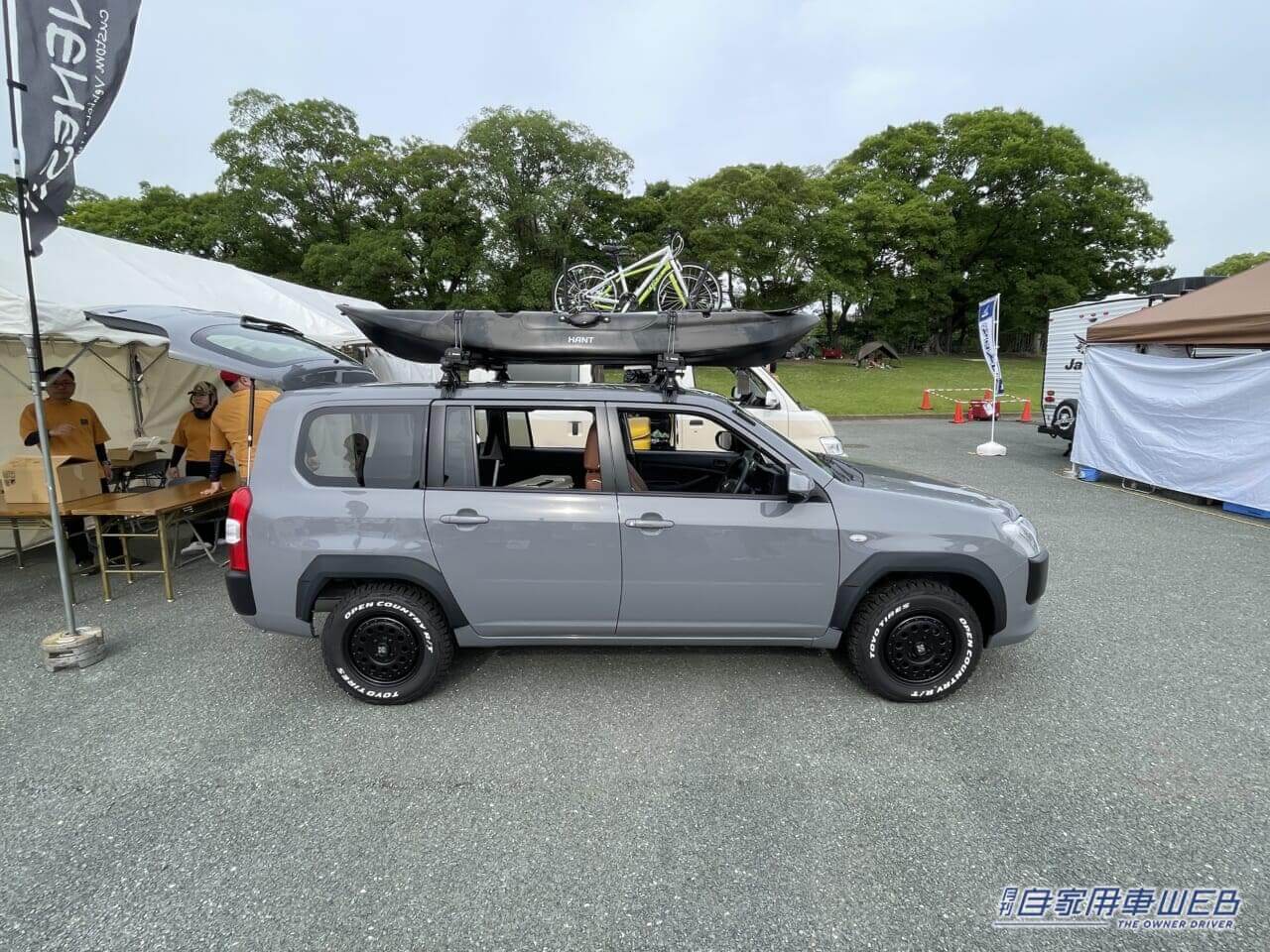 |カヌーを積んだプロボックス! ウォーターアクティビティや釣りにベストなセッティング!