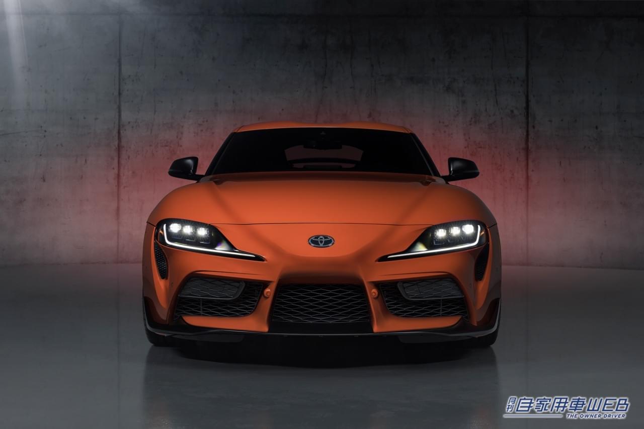 |A80スープラをオマージュした特別な「GRスープラ」米国発表。手動調整式大型リアスポイラーを装備