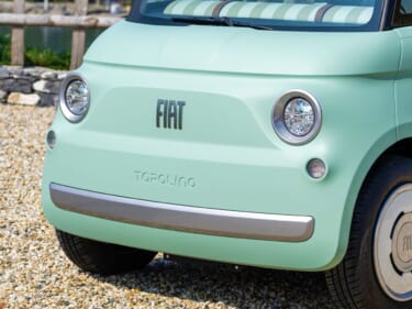 フィアット「トッポリーノ」。2人乗りバッテリーEVとして1955年以来の復活へ!