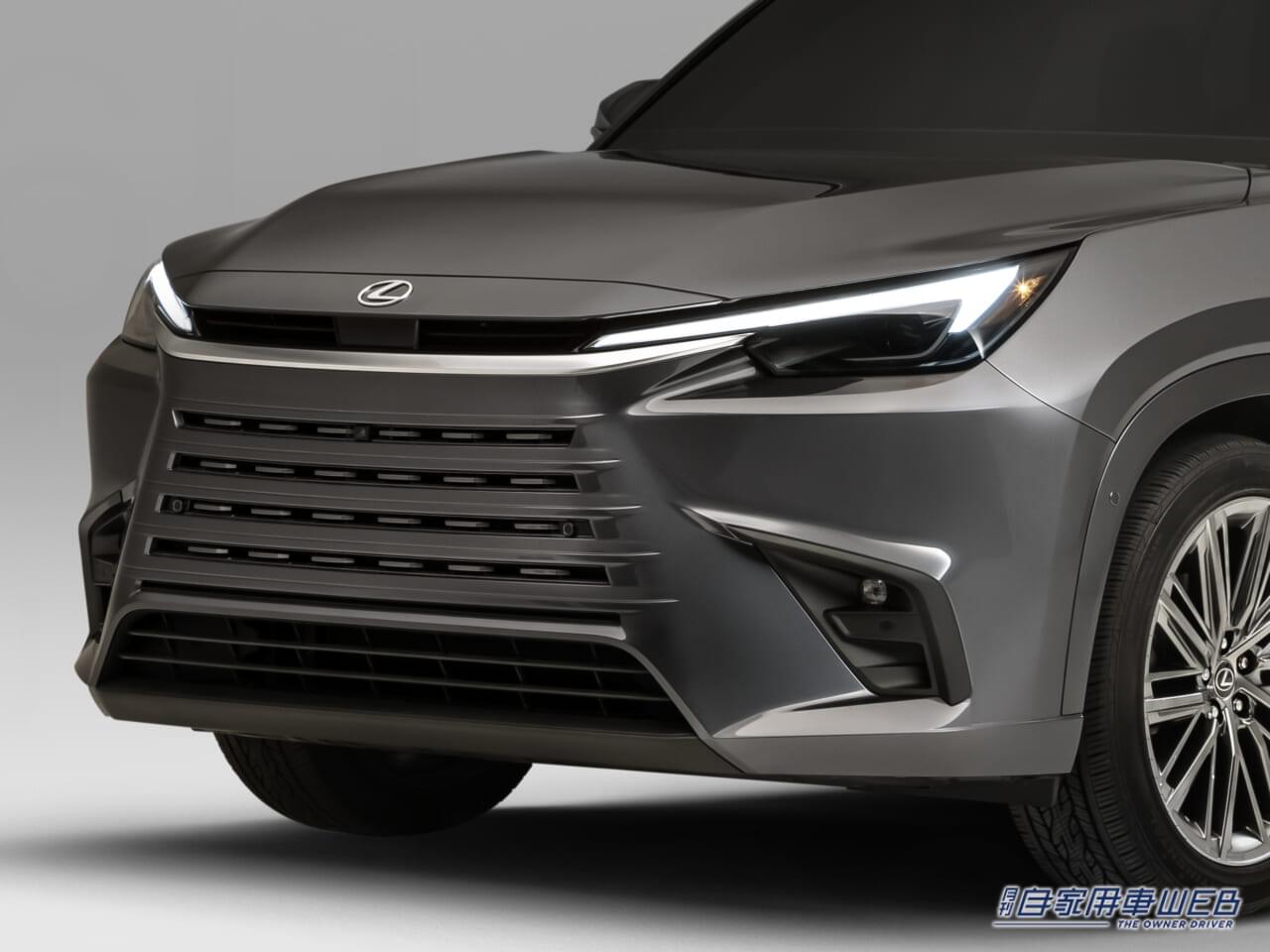 |北米専用3列シートSUVレクサス新型「TX」登場。新開発3.5LV6採用のプラグインハイブリッドを搭載
