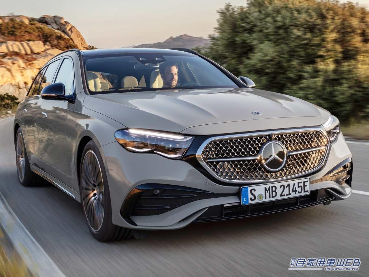 |メルセデス・ベンツが新型「Eクラス・ステーションワゴン」を本国発表。流麗なサイドシルエットが特長