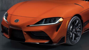 A80スープラをオマージュした特別な「GRスープラ」米国発表。手動調整式大型リアスポイラーを装備