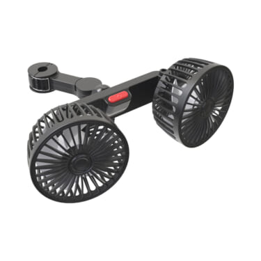 車内がもっと涼しくなる! 伸縮アーム式ツイン扇風機「K-FAN12」