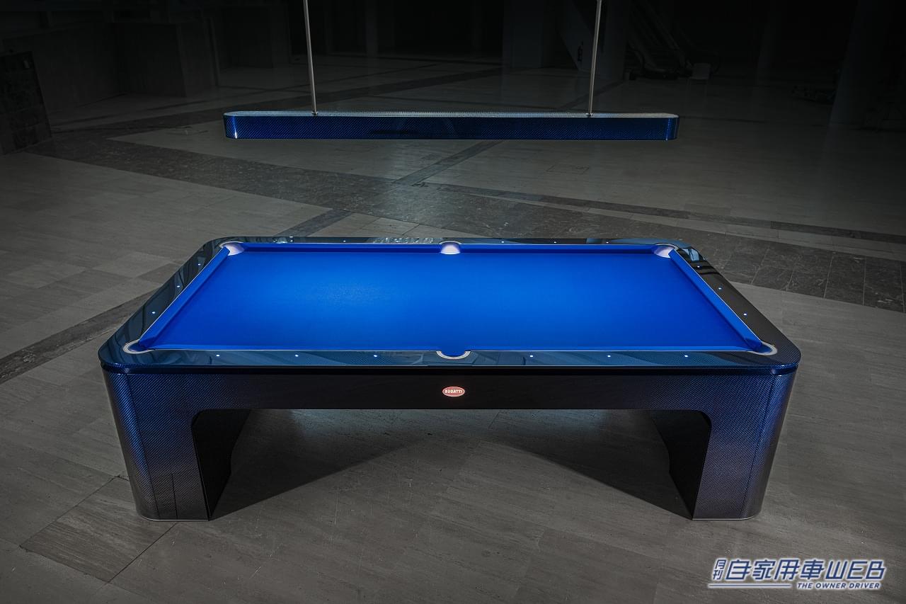 |ブガッティが作るビリヤード台「Bugatti Pool Table」その値段は1億円! IT化され、船上でも水平を保つぞ